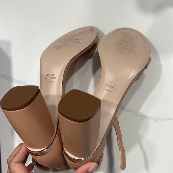 NWT Stuart Weitzman Partly Nude Nappa size 10 - Picture 3 of 5